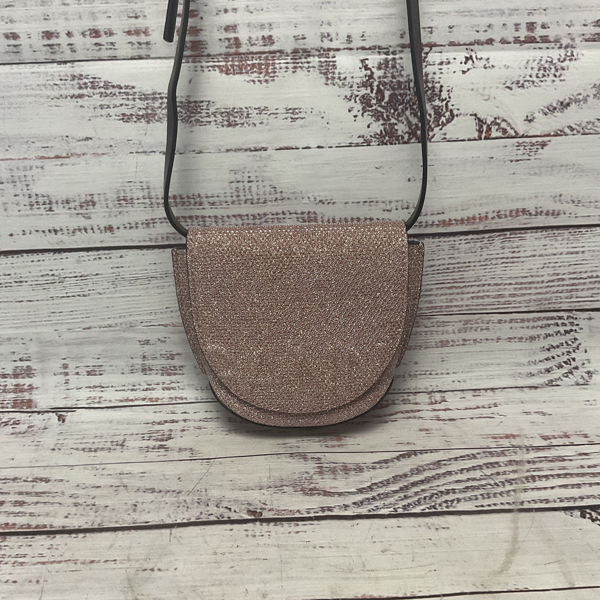 GANNI Pink Nano Banner Saddle Purse Bag 5"x5.5"x2"