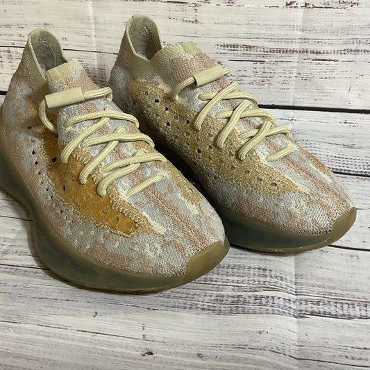 ADIDAS Yeezy Boost 350 V2 White/Gold Women's Sneakers- SZ 6