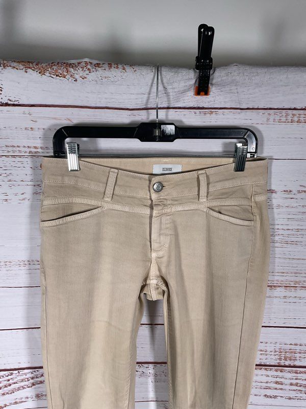 CLOSED Women's Jeans Starlet Beige Straight Sizes 29 Made in Italy