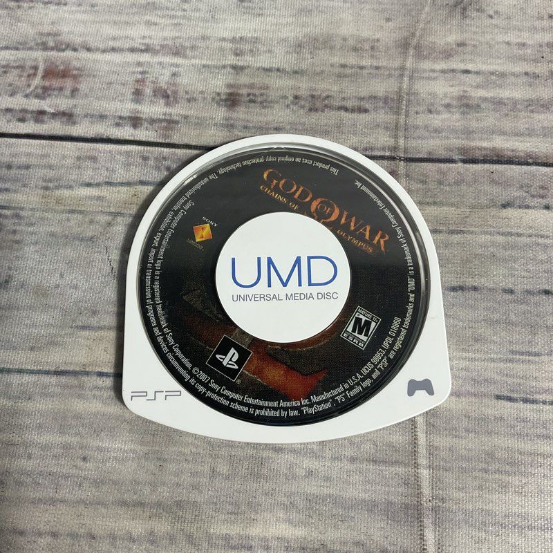 God of War: Chains of Olympus Sony UMD Game Disk for Playstation Portable