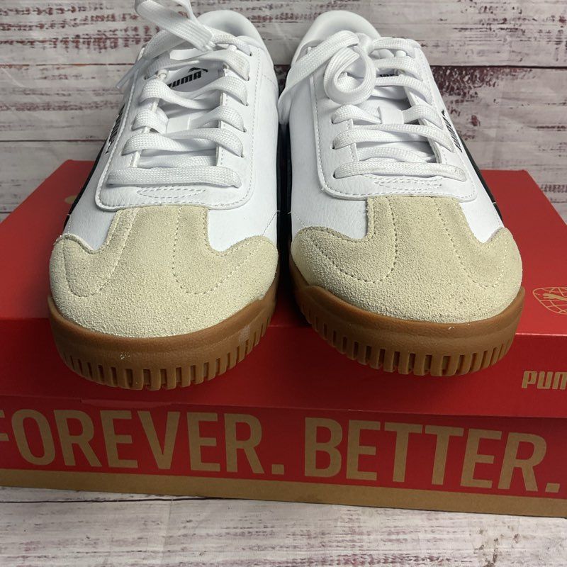 Puma Club 5v5 SD White & Black Athletic Tennis Shoe Men's Size 8