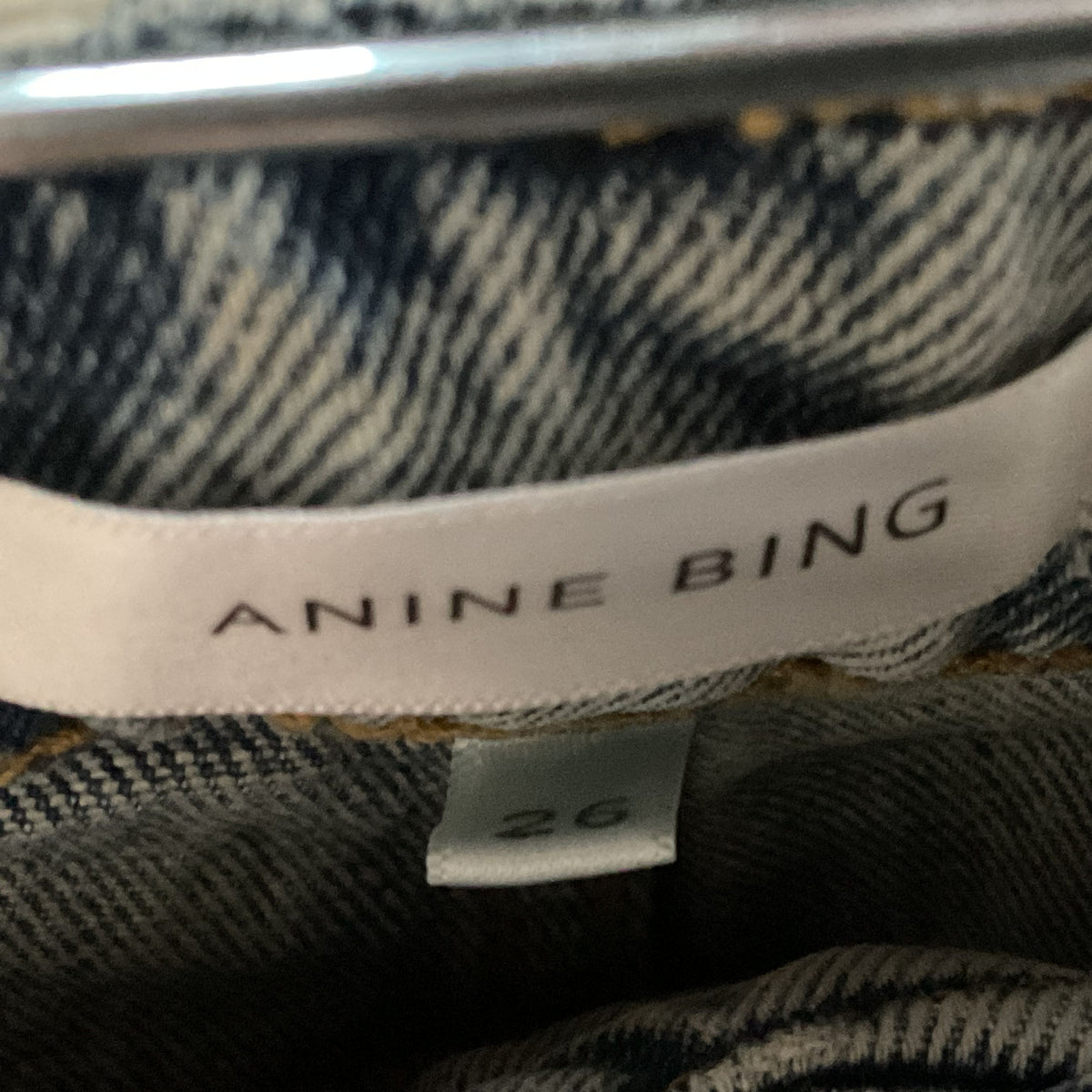 NWD ANINE Betty Women's Button Up Washed High Rise Slim Jeans- SZ 26