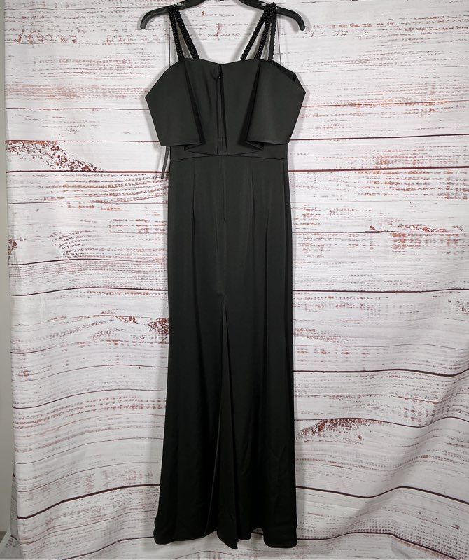 NWT Aidan Mattox Double Strap Satin Column Gown Size 2 Retail $395 GORGEOUS!!