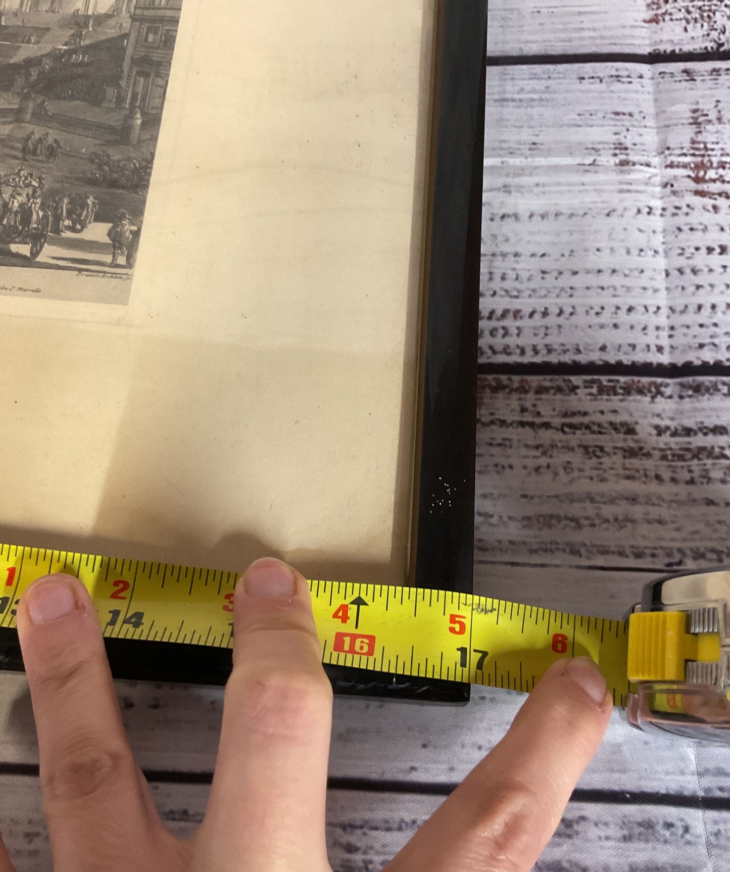 Veduta Di Piazza Di Spagna Etching Print by Giovanni Battista Piranesi Framed