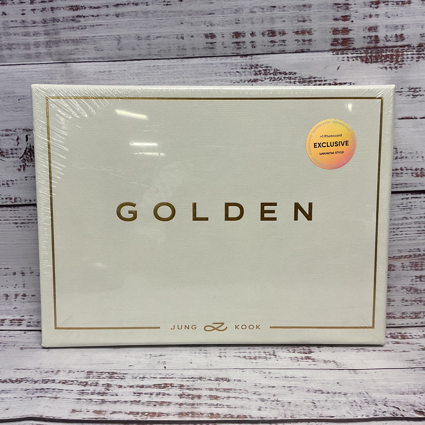BTS Jungkook Golden Solid Album Photobook New Sealed +1 Photocard New Sealed