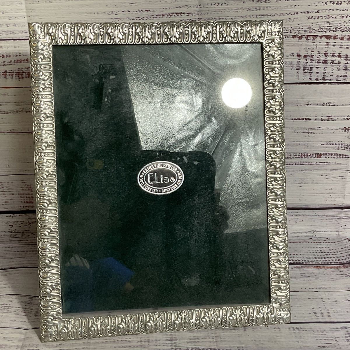 VTG. ELIAS Extra Fine Pewter 7.75" x 9.75" Picture Frame
