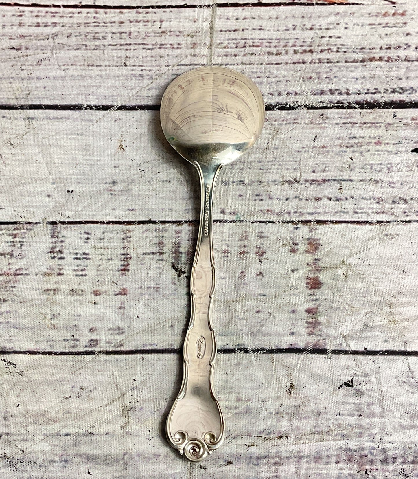 Gorham Vintage Set of 12 Rondo Soup Spoons Sterling Silver