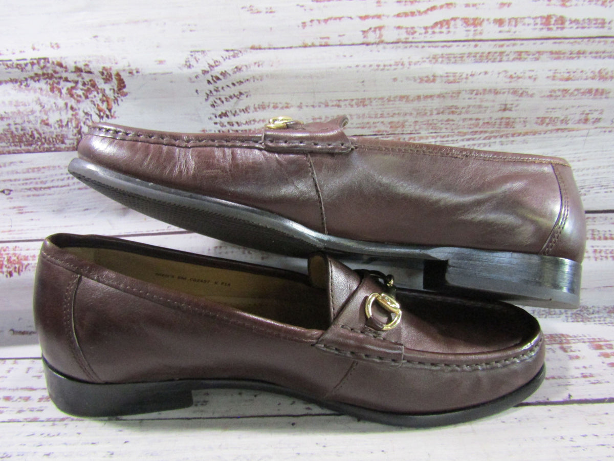 Cole Haan Ascot II Men's Brown Leather Horsebit Loafers Size 8 C02497