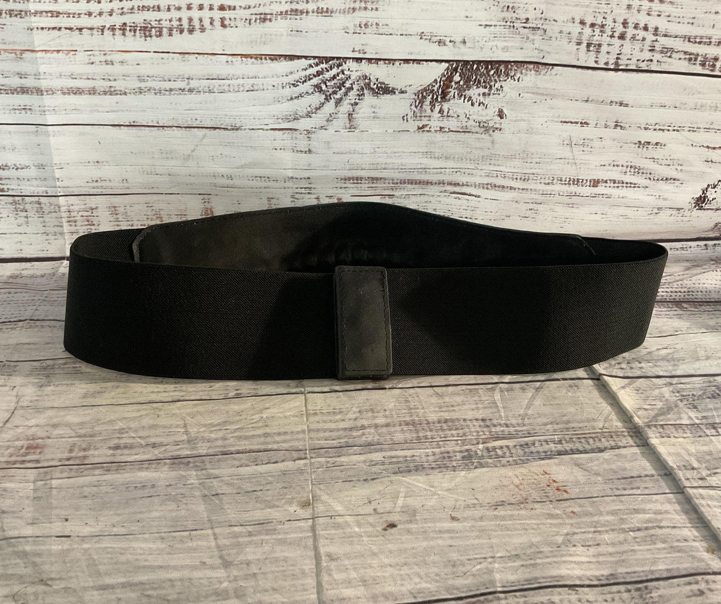 BCBG Embellished Stretch Belt Black Large