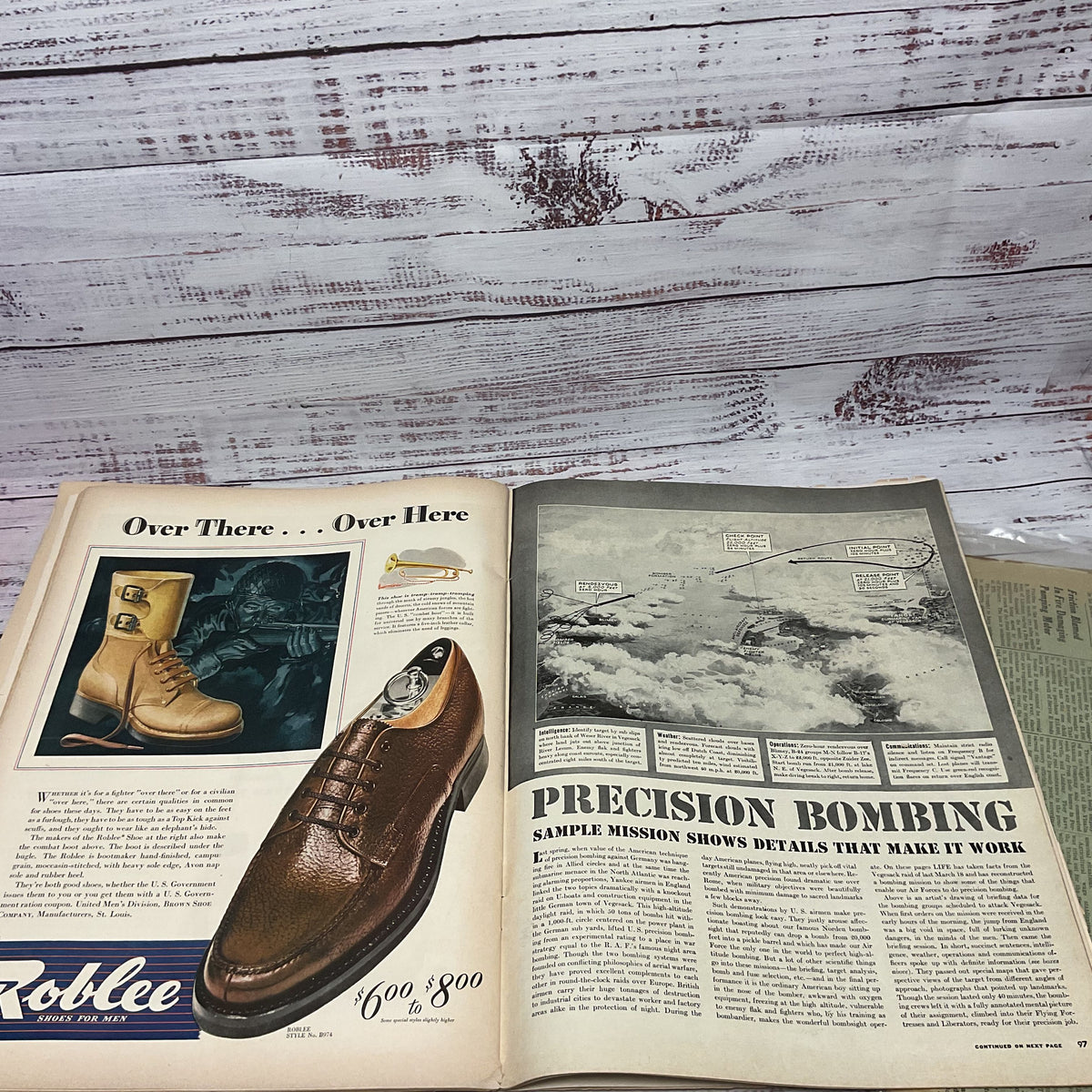 Lindsay Tulare County Newspaper Missing Pilot Life Magazine August 1943 WW2
