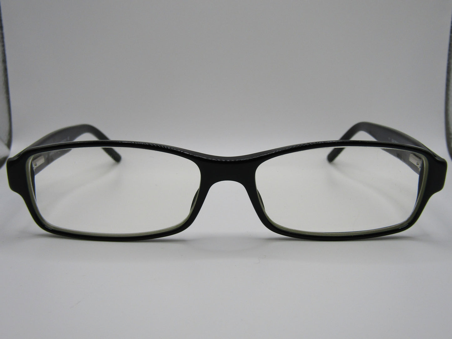 Giorgio Armani GA129 Women's Black Rectangular Eyeglasses Frame Made in Italy