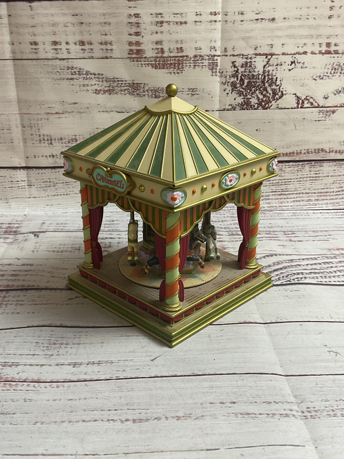 Vintage Sankyo Carousel Music Box Pierrot De Pierre 1998 Japan WORKING