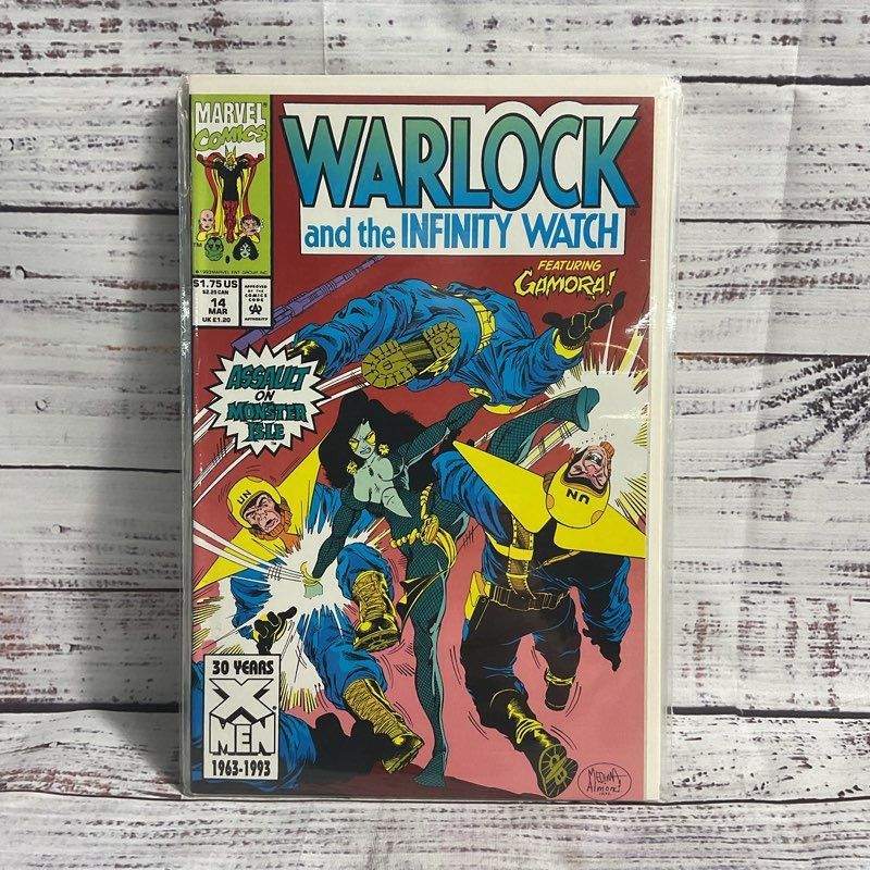 Lot Of 6 Warlock And The Infinity Watch #3 6 7 8 14 32 Vintage Marvel Comics