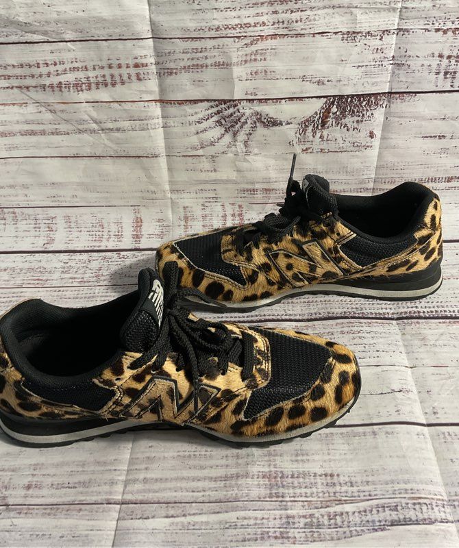 J Crew Edition Size 6.5 - New Balance 996 Low Leopard Pony Hair Sneakers