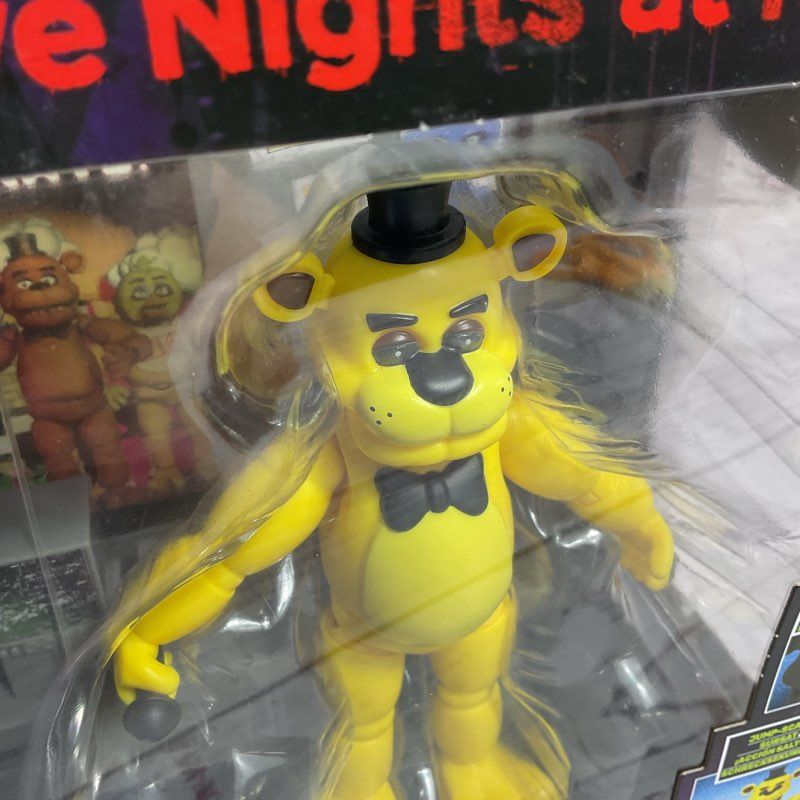 NEW Five Nights At Freddy's Office Set Chica Foxy Golden Freddy 5" Figure Bundle