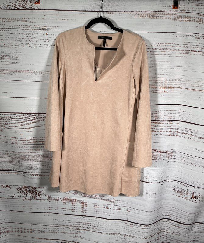 Women's BCBG Max Azria Blush Faux Suede Dress Size XS