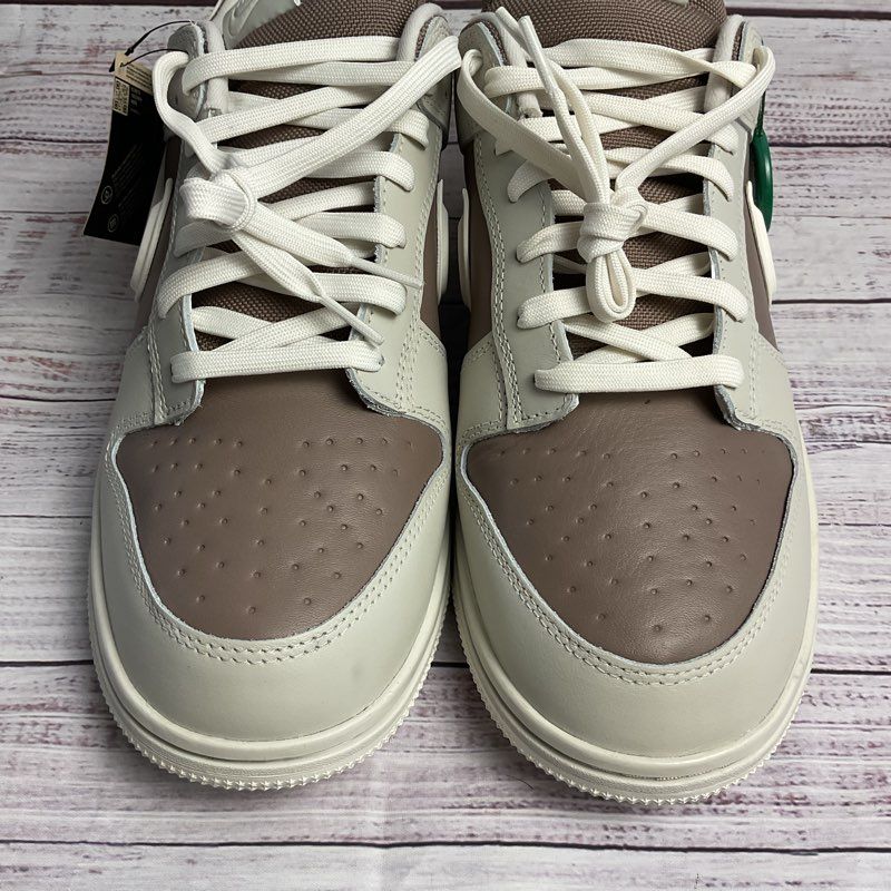 NWT Nike Dunk Low GTX Gore-tex Low Light Gray & Brown Sneaker Men's Size 12
