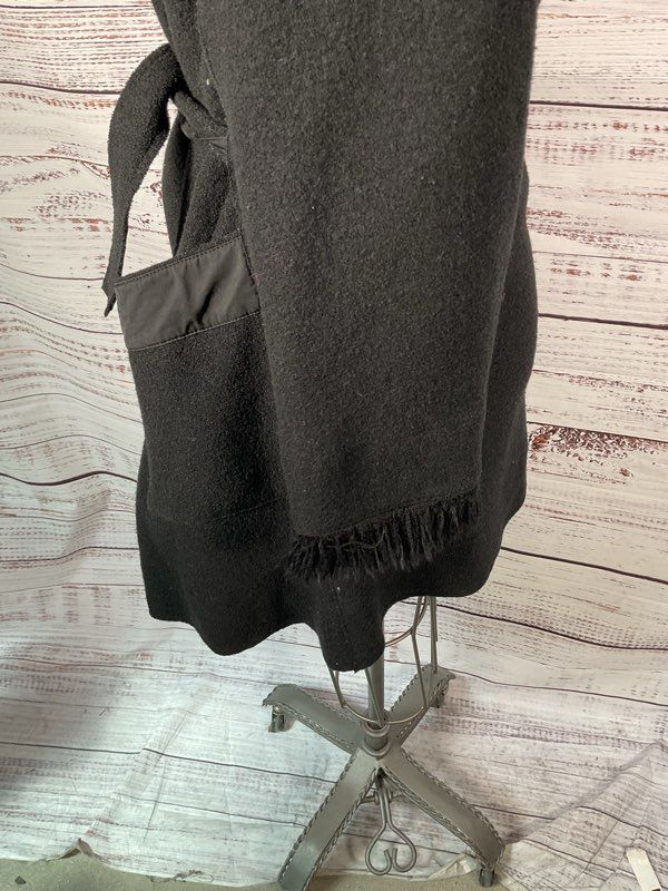 Vintage MOTYS Collection Women's 100% Wool Black Coat Size 43 EU