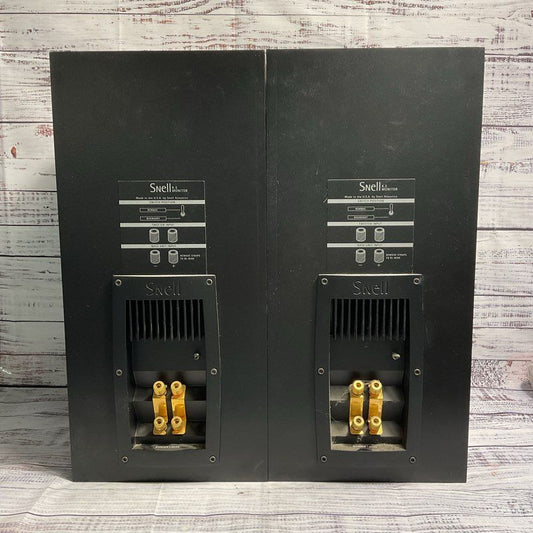 Snell Acoustics K.5 Monitor Black Speakers Pair w/ Manual