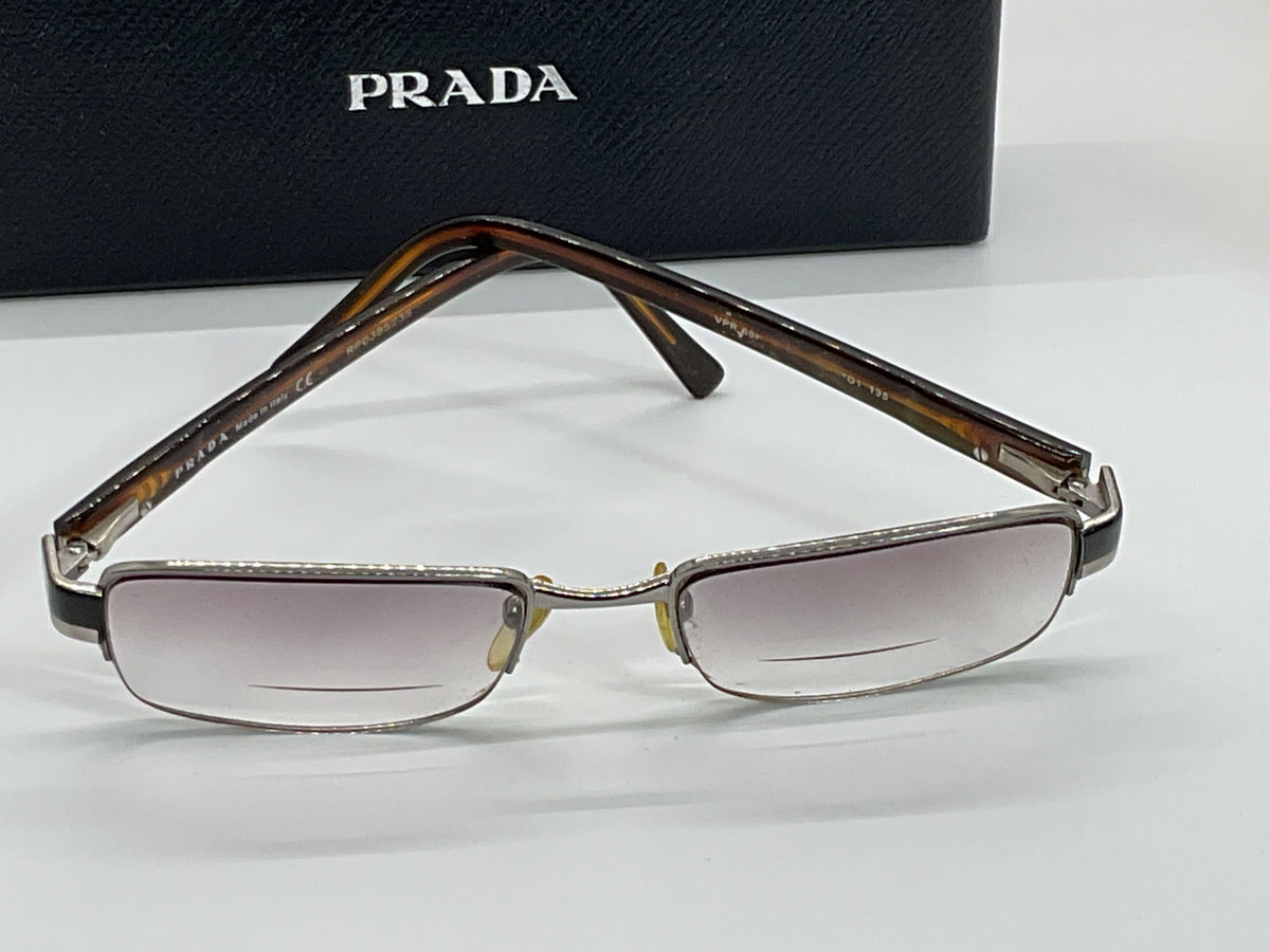 PRADA VPR601 Brown Tortoise Eyeglasses- 51[ ]18 135 (FRAMES ONLY)