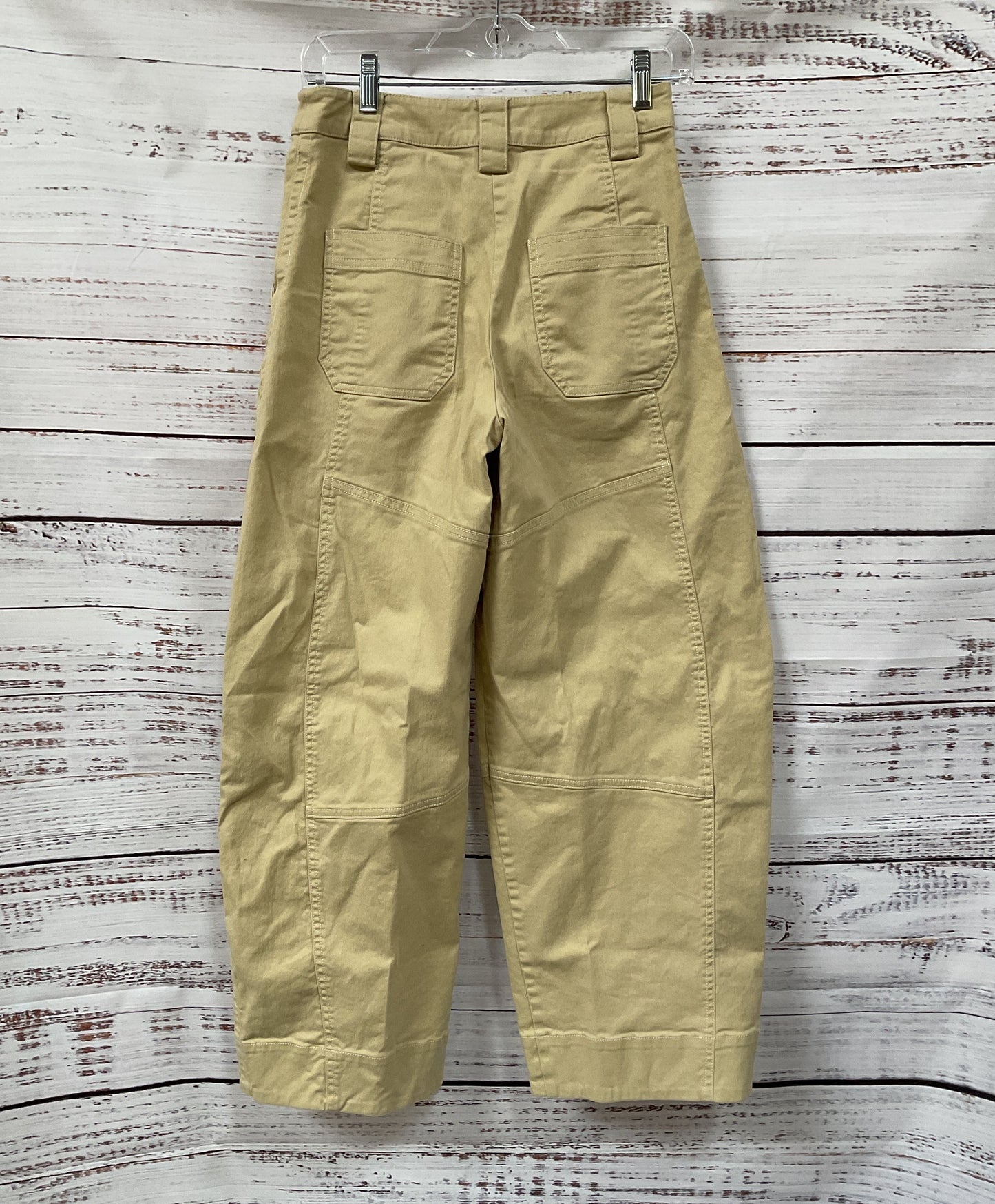 Cult Gaia Quinn Cropped Top Jessa Cargo Trousers Set Beige XS