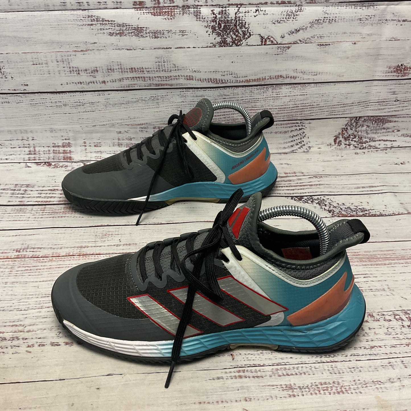 adidas Adizero Ubersonic 4 Blue Sneaker Athletic Shoe Women Size 7.5
