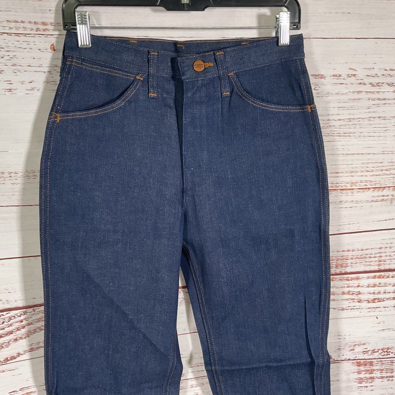 Vintage 80s Deadstock Wrangler Middleweight 12.25 oz Straight Leg Jeans 29x34