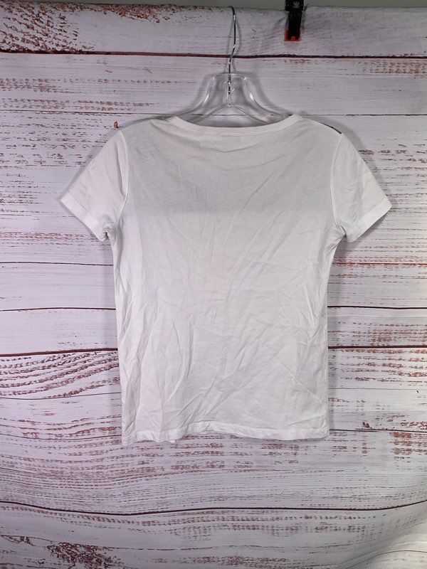 Red Valentino Women's Black Bowtie Lace Top White Shirt Size XS