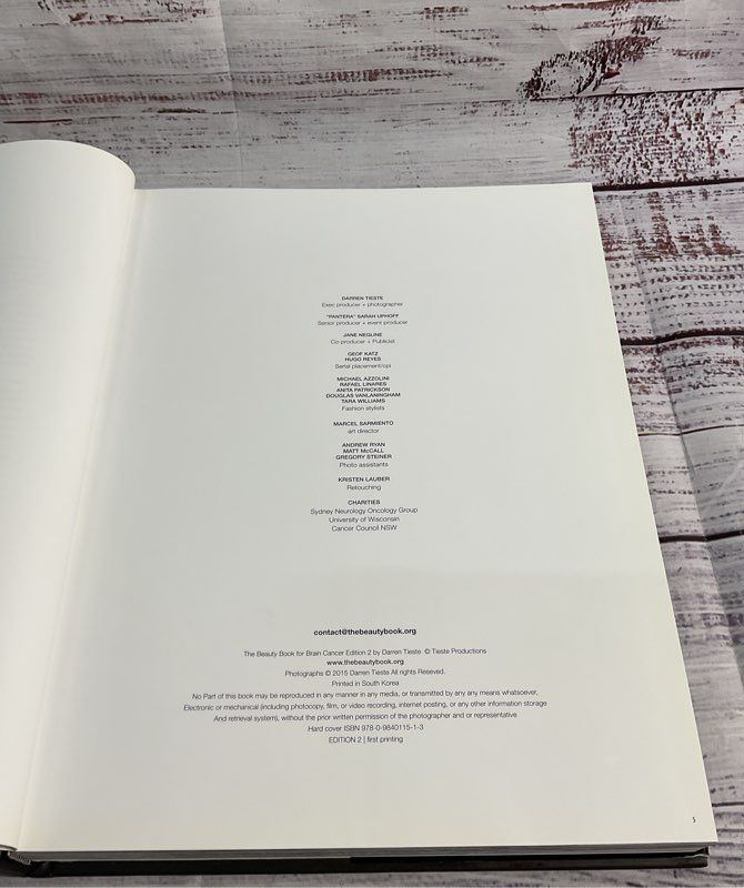 The Beauty Book For Brain Cancer Darren Tieste Hardcover