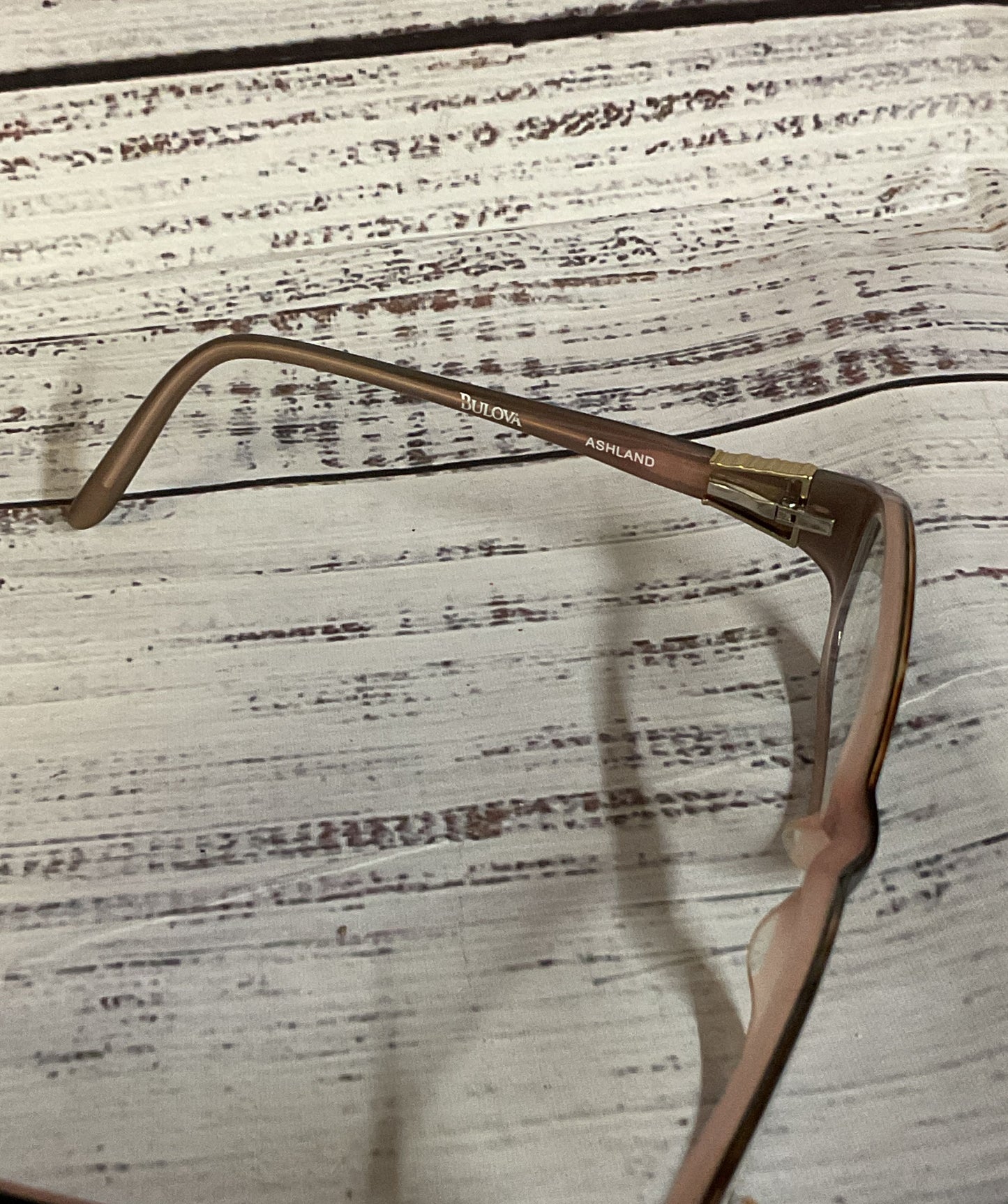 Bulova Ashland Havana / Rose Eyeglasses Frames - Size 130