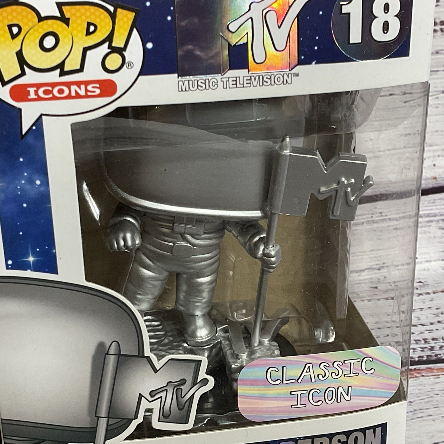 FUNKO POP Icons MTV Moon Person #18 & Moon Person Classic Icon #18
