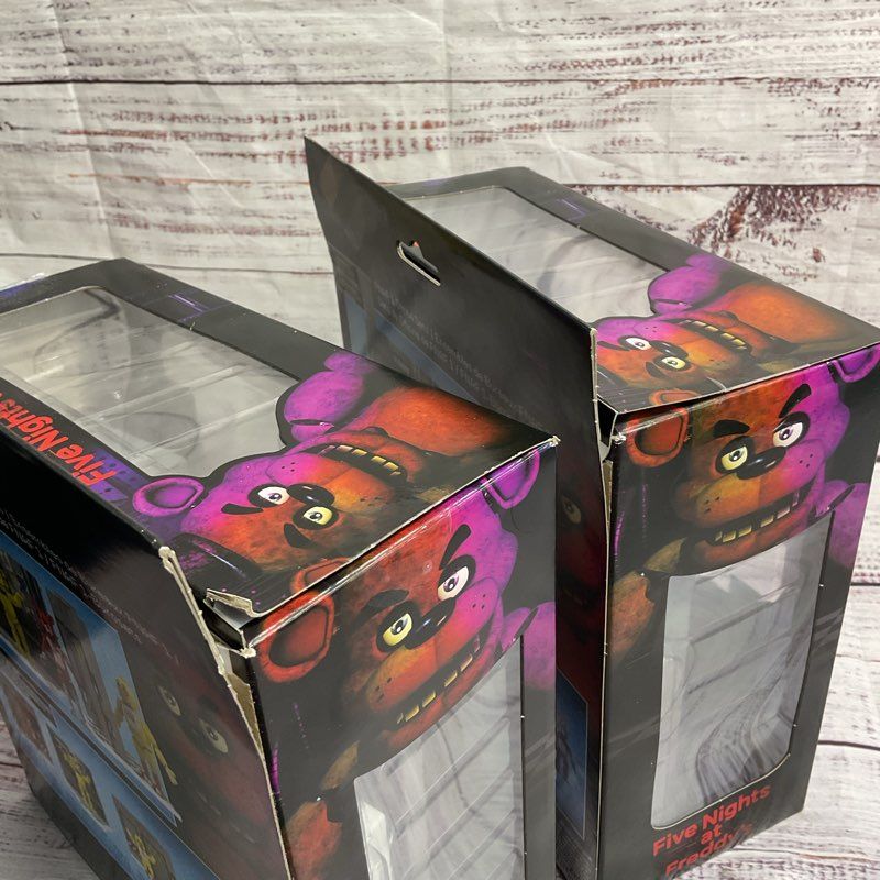 NOB Jazwares Five Nights At Freddy's Office Set Chica & Foxy 5" Figure Bundle