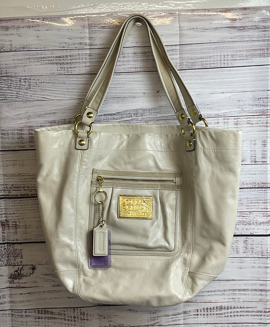Super Cute 2010 Limited Edition Coach Poppy Bella Sparkle Tote A1020-14565
