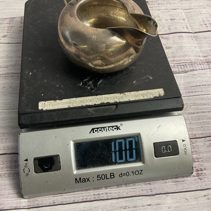 Antique TRP Bogota .900 Colombian Silver Creamer 100 Grams