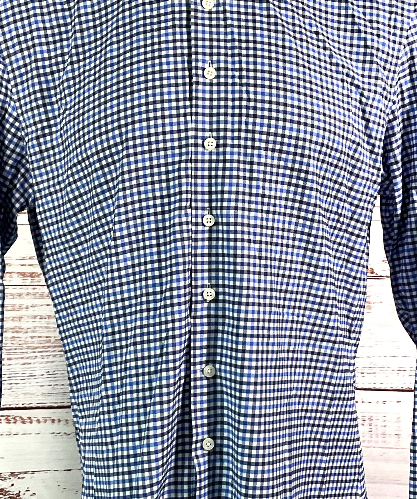 Liberty Shirt Co Gingham Print Long Sleeve Shirt Blue Multicolor
