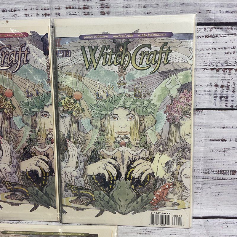 Witchcraft #1-3 Vertigo Dc Comics Vintage Sandman 1994 Ugraded