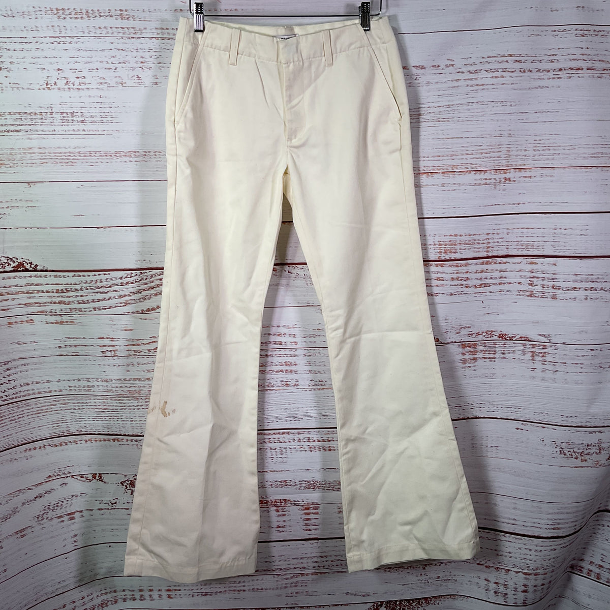 NWD RE/DONE Women's White Khaki Pants Trousers- SZ 25 (SEE DESCRIPTION)