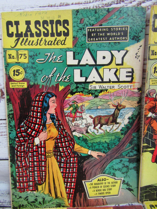 Vintage Classic Illustrated Set of 4 Comic Books