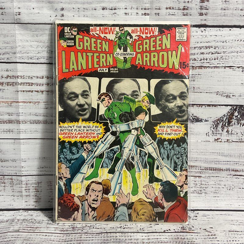 VTG. 1970 Green Lantern #84 Green Arrow Dc Comics Neal Adams Ungraded