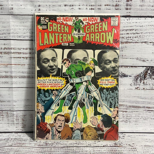 VTG. 1970 Green Lantern #84 Green Arrow Dc Comics Neal Adams Ungraded