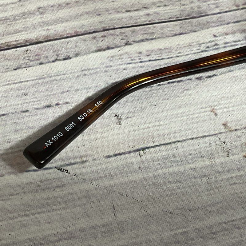 ARMANI EXCHANGE AX-1010 6001 Brown Eyeglasses- 53[ ]16 140- FRAMES ONLY