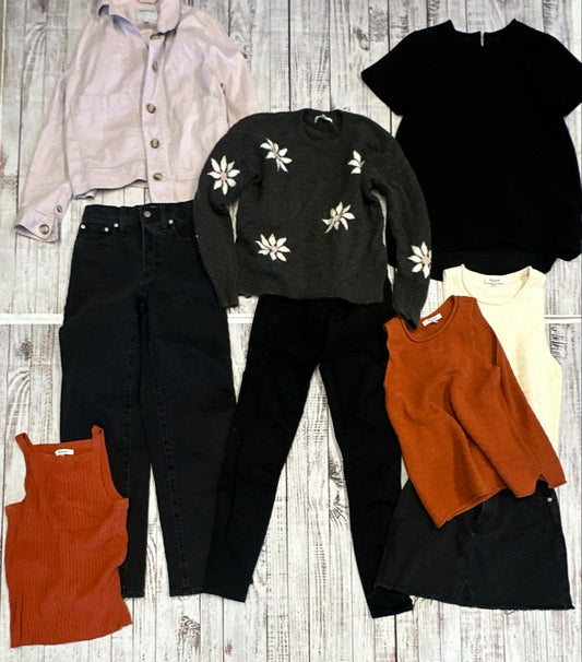 Madewell 9 pieces Bundle/Lot - Size XXS-XS, 23"/24" Denim & sweaters