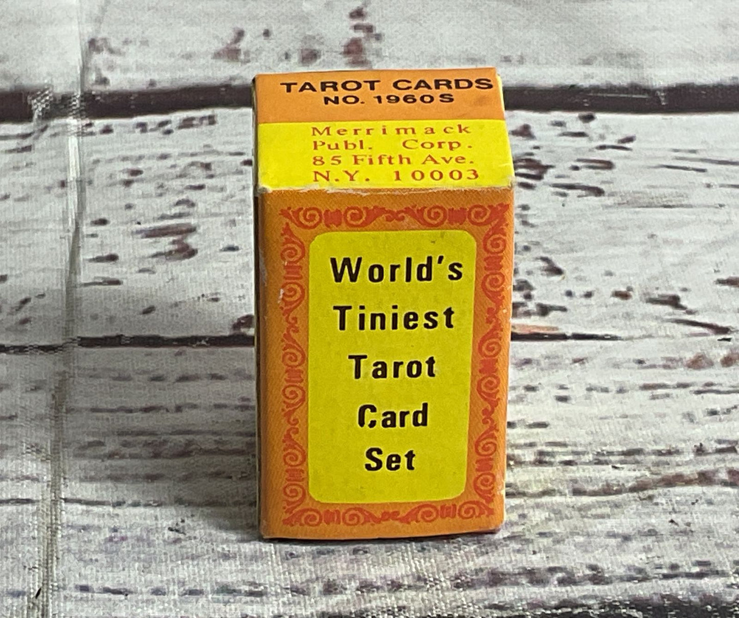World's Tiniest Tarot 78 Card Deck Set