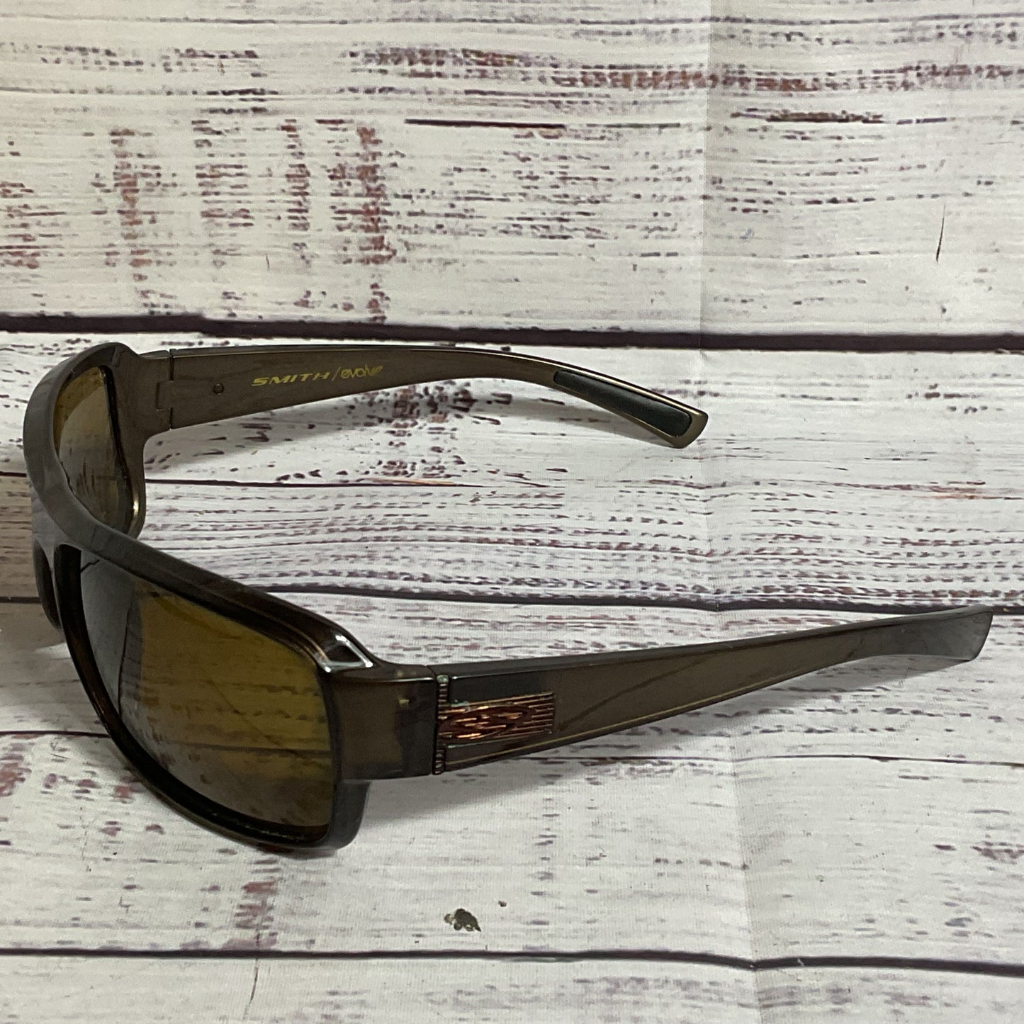 SMITH EVOLVE Optics Men's Brown Sunglasses (FRAMES ONLY)