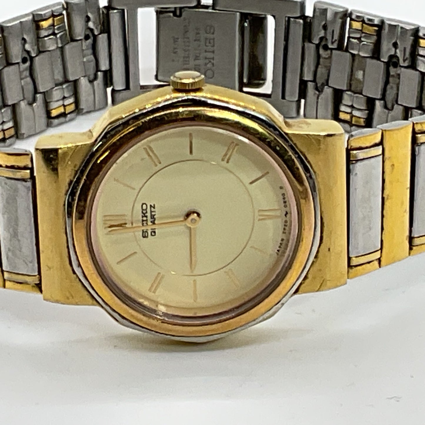 SEIKO 2P20-0110 Women's Two Tone Watch- 6.5"