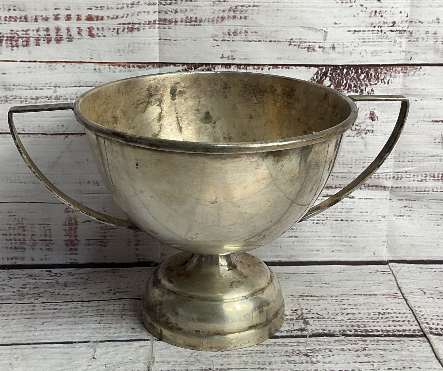 Vintage Rancho Jacomun Flyers Tecate B C 2nd Lugar 6" Trophy Silver Plated