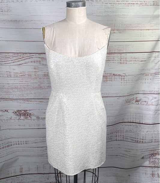 Before By Sarah Seven Patsy Sequin Dress White 8