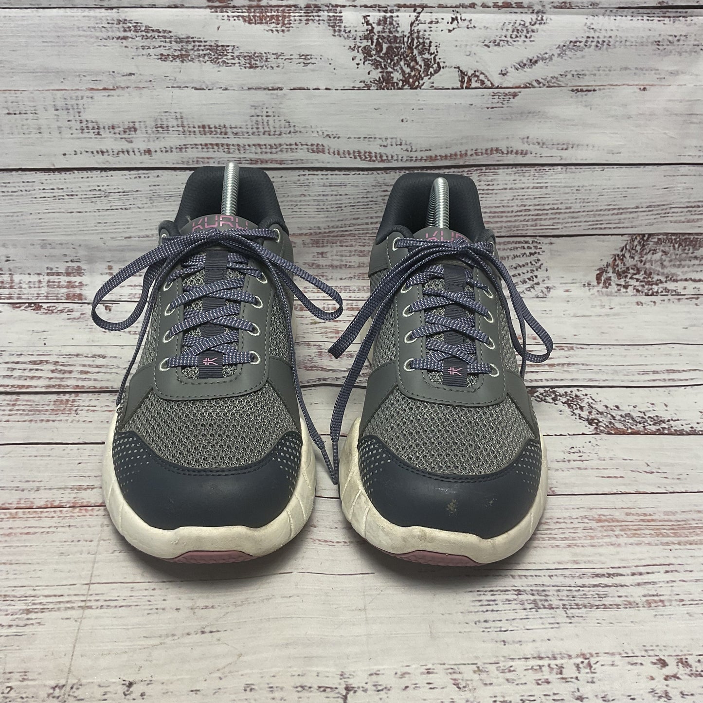 Kuru Quantum 2 Grey Purple Athletic Shoe Women Size 9.5