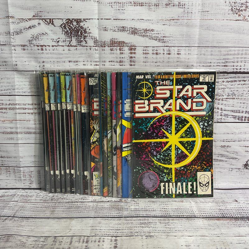 Star Brand #1-19 Marvel New Universe Full Vintage Comic Set 1987