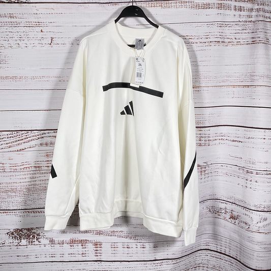 Adidas Z.N.E. Relaxed Fit Long Sleeve Crewneck Sweatshirt Men Size 2XL New w/Tag